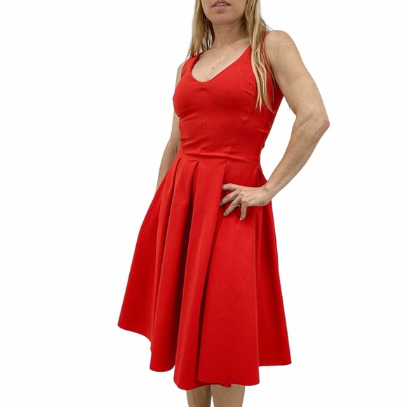La Petite Robe di Chiara Boni Red Corie Dress IT 42 US 6 - Picture 14 of 15